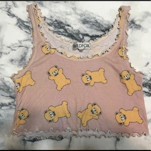 Wildfox crop top 🐻